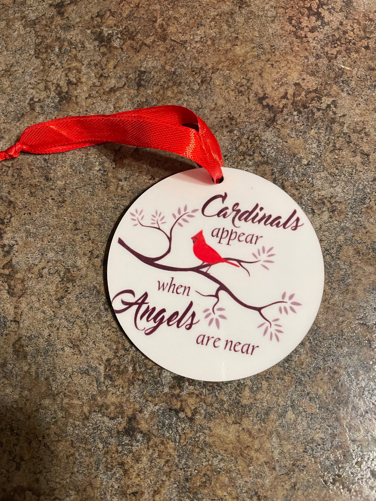 Cardinals appear when angels are near