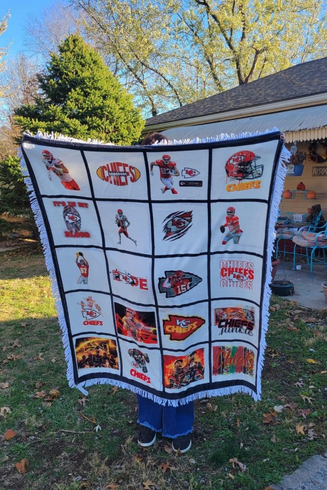 Chiefs Photo Blanket