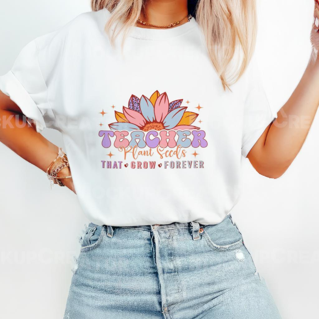 Teacher plant seeds that grow forever