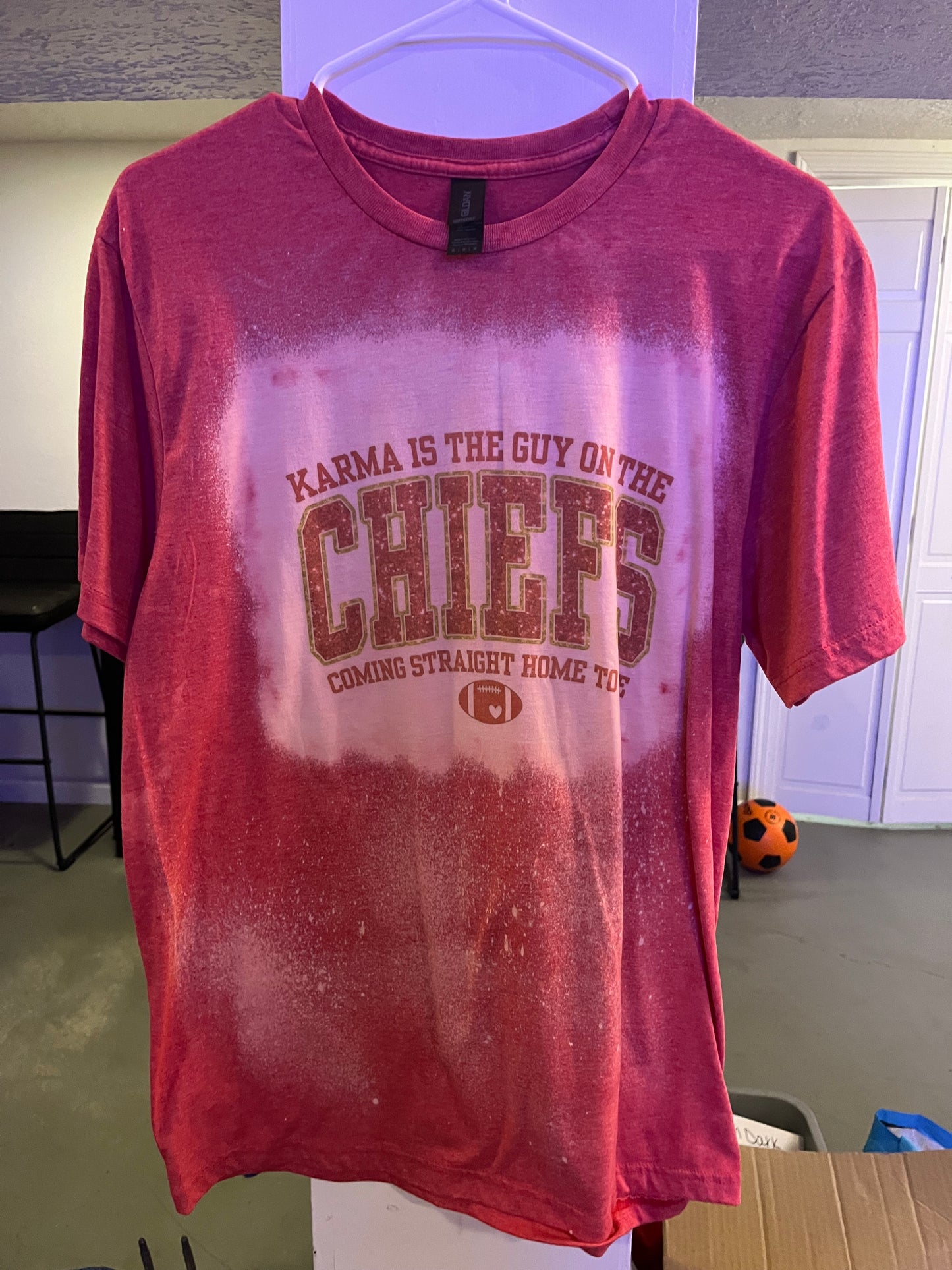 Medium bleached karma is the guy on chiefs