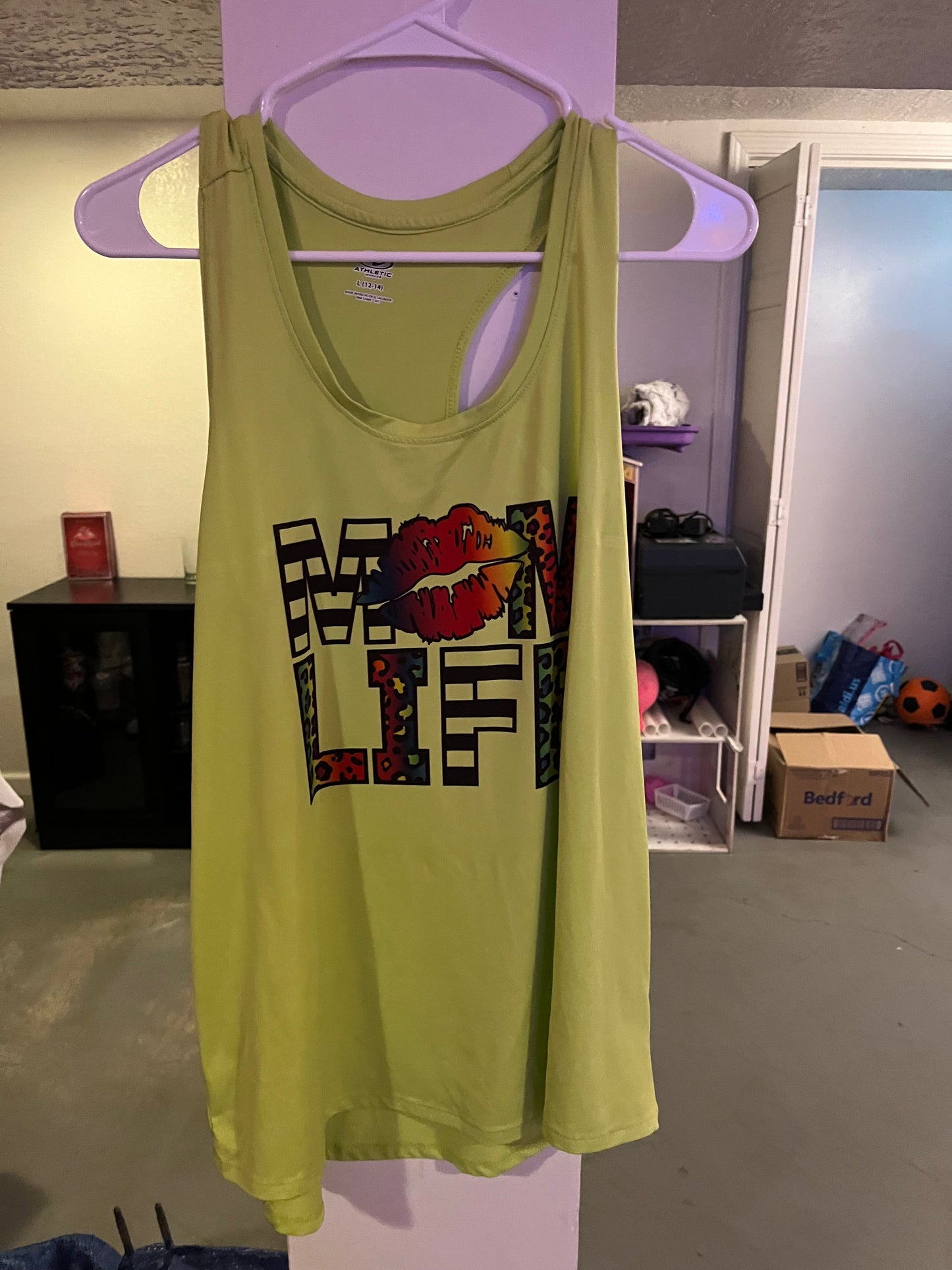 Large racer back mom life