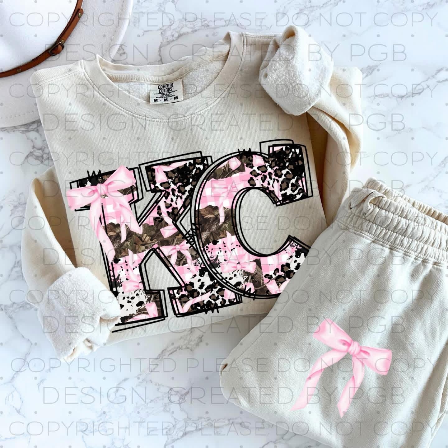 Pink cow print KC