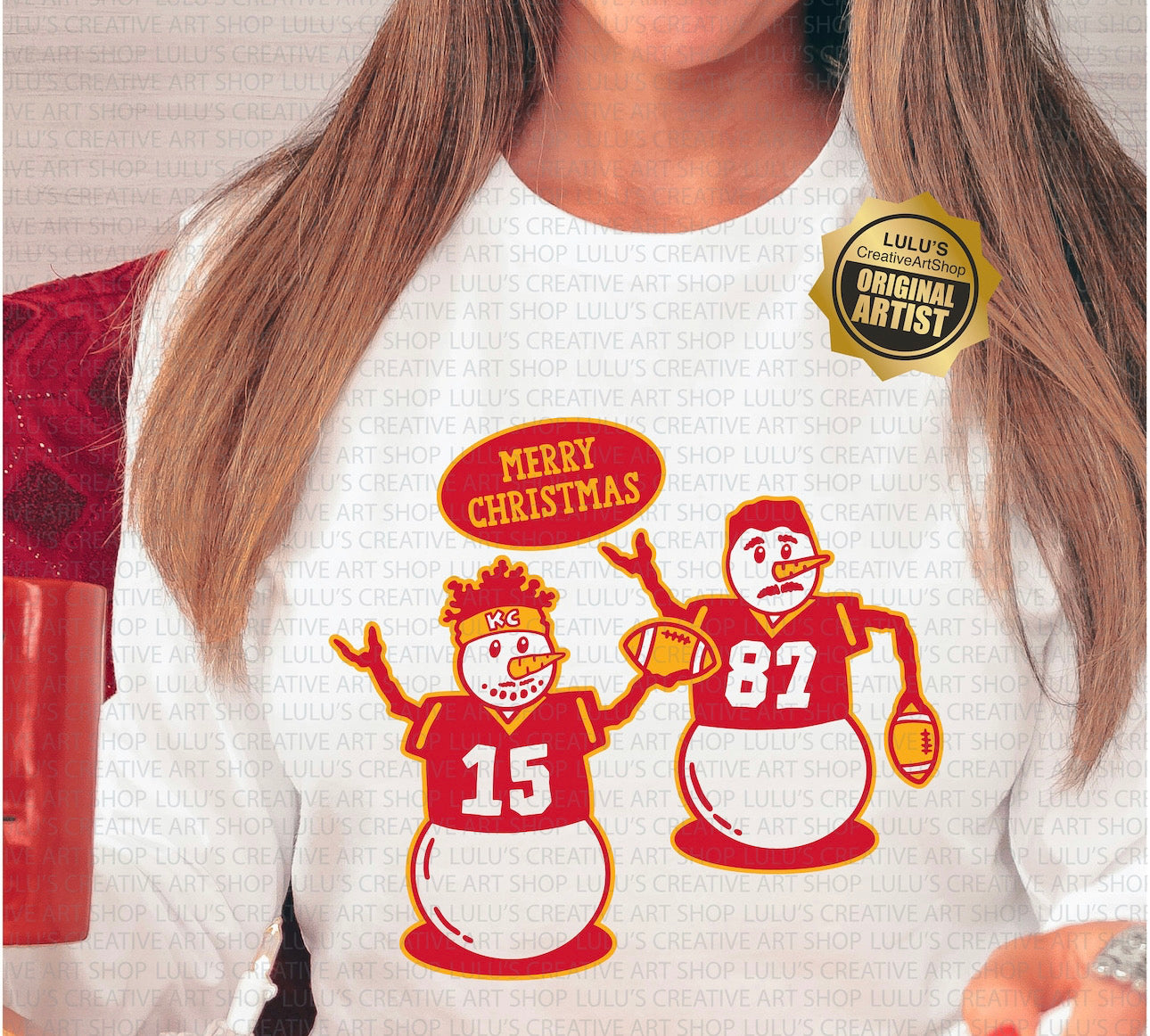 87 15 Merry Chiefsmas snowman