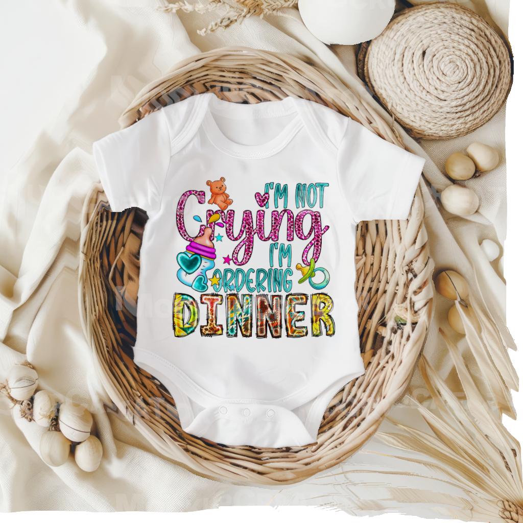 Im not crying im Ordering dinner