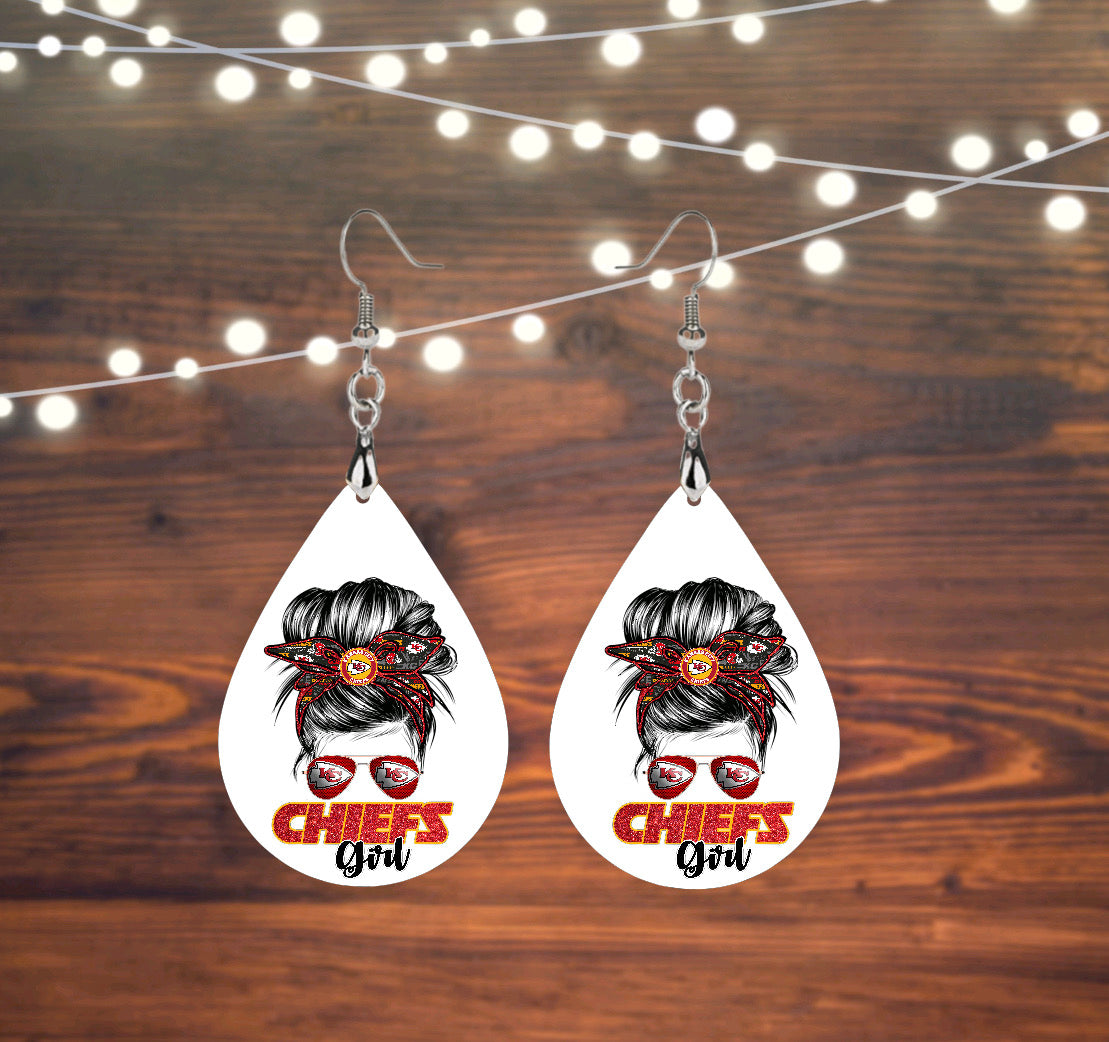 Chiefs Girl Earrings