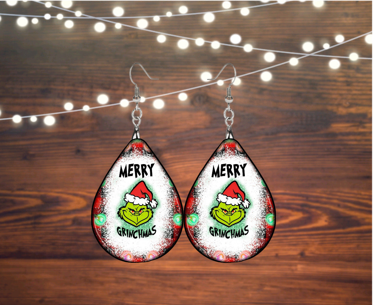 Merry Grinchmas Earrings