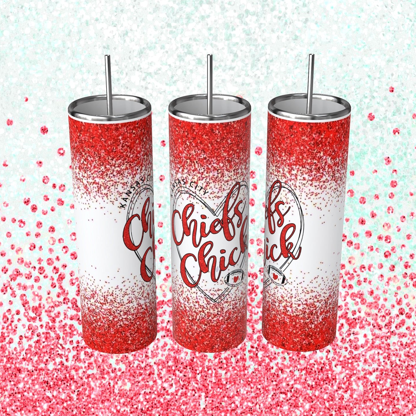 Chiefs Chick Heart Tumbler