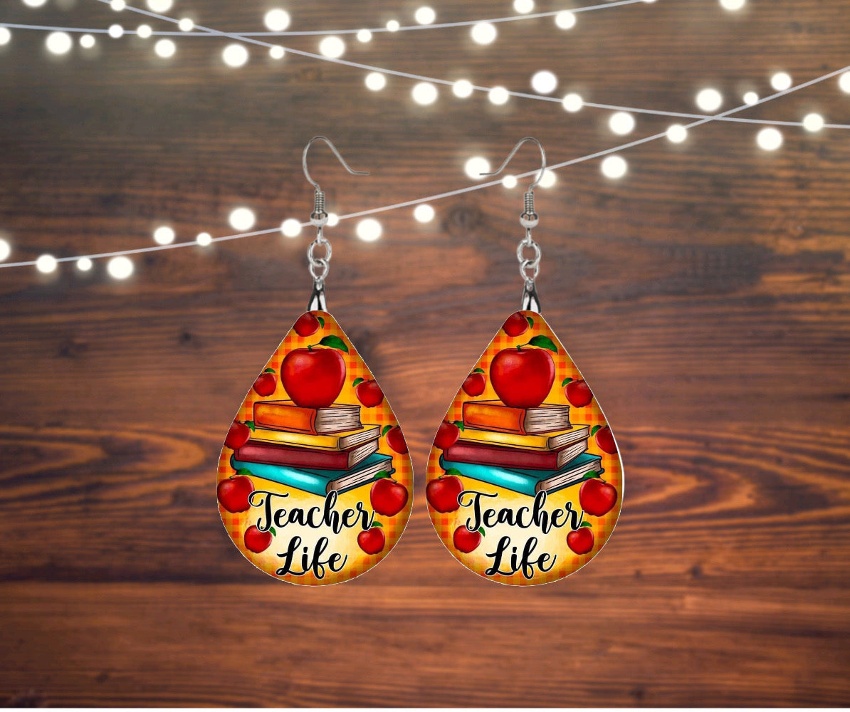 Teacher Life earrings