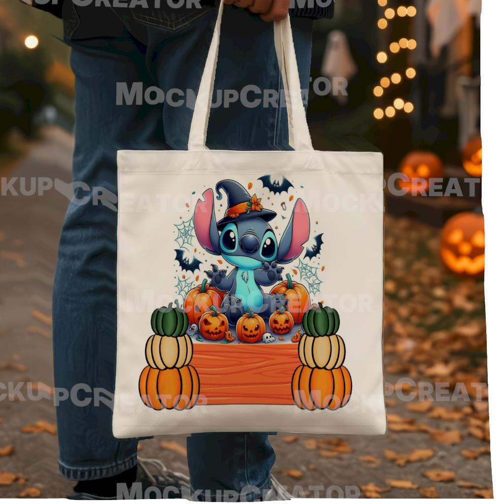 Custom Halloween tote bags