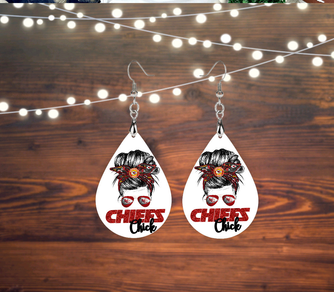 Chiefs Chick Earrings