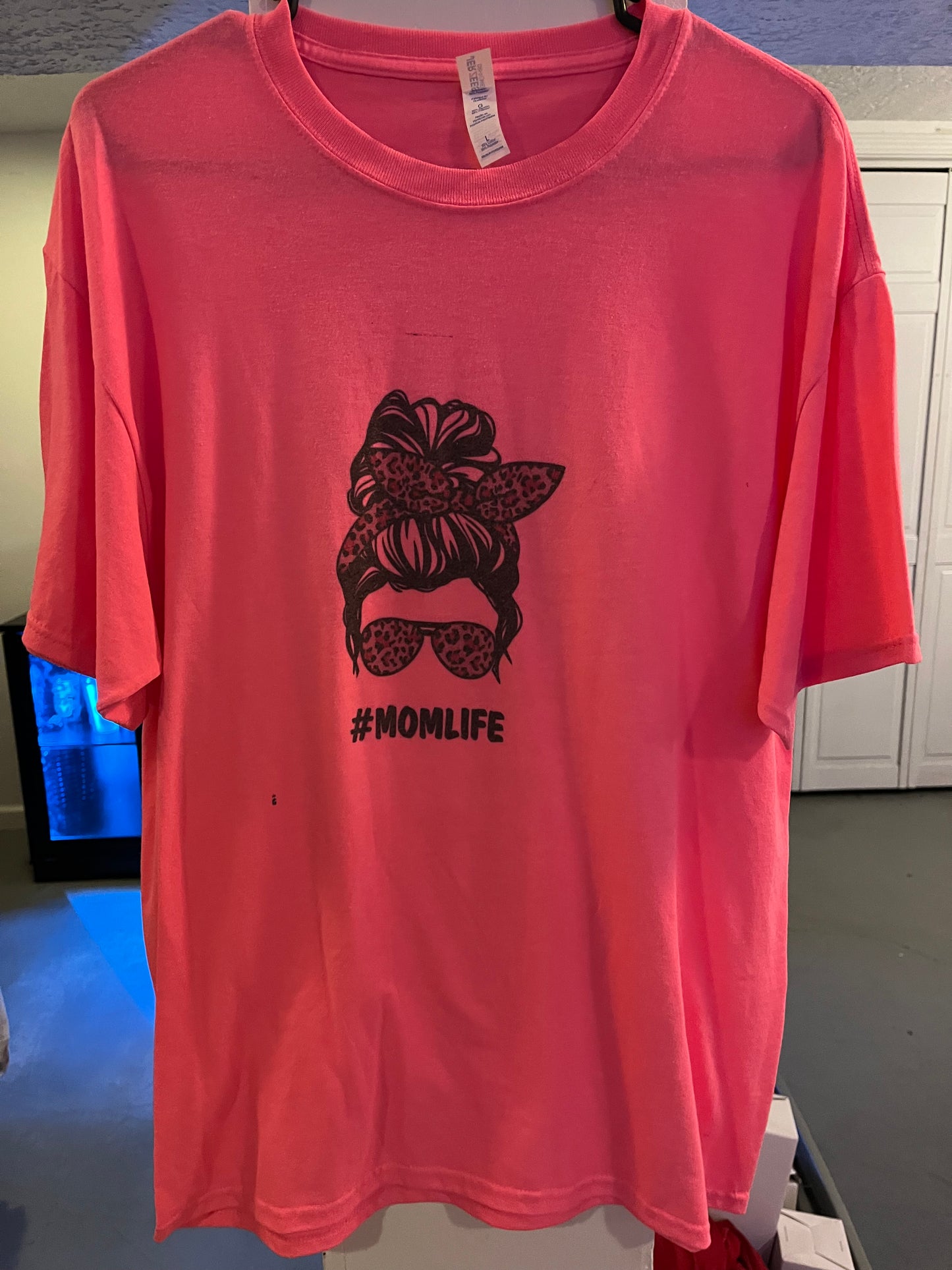 Large mom life shirt