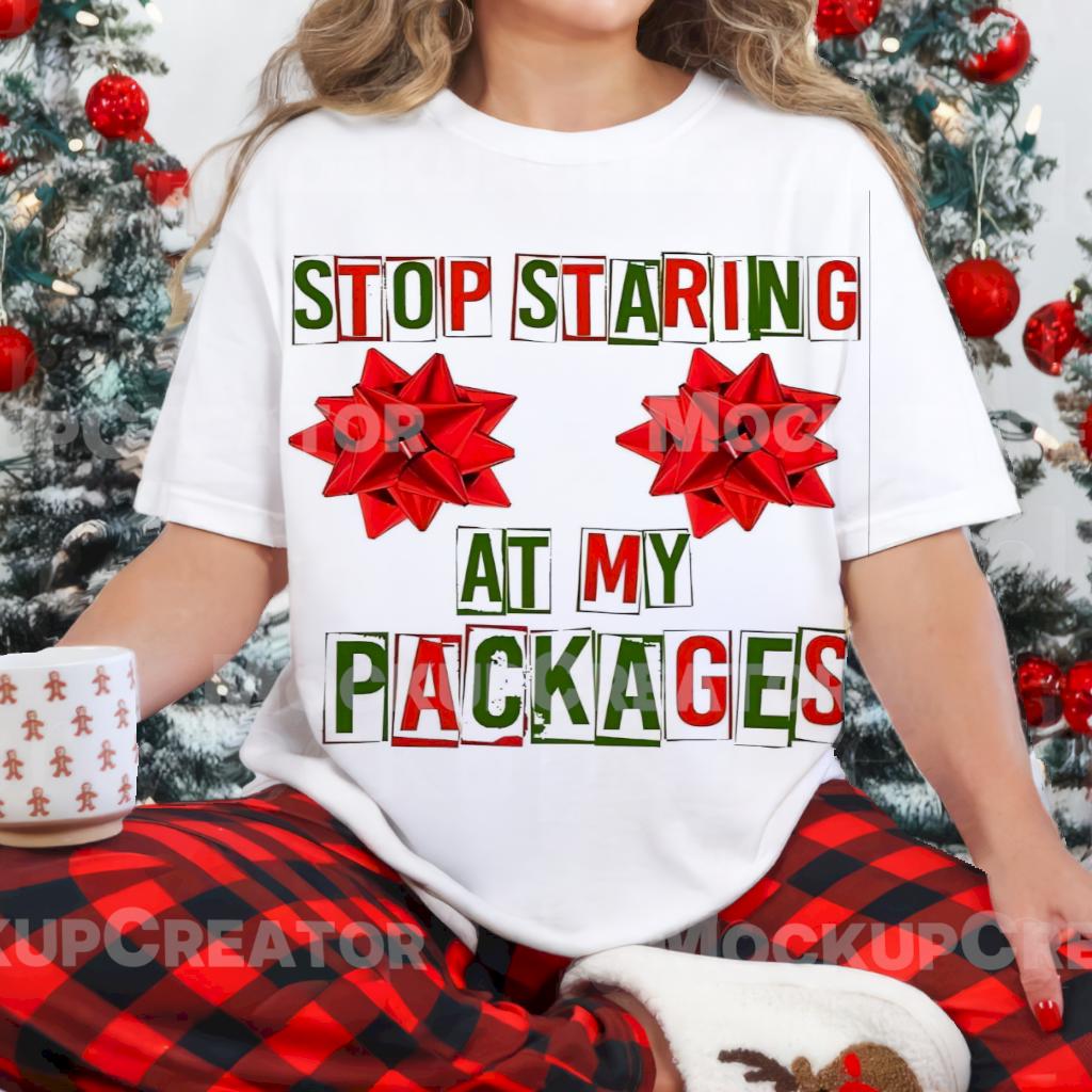 Stop staring at my packages