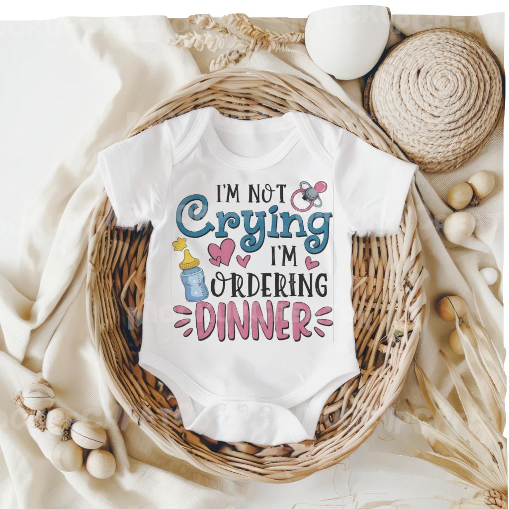 I’m not crying I’m ordering dinner