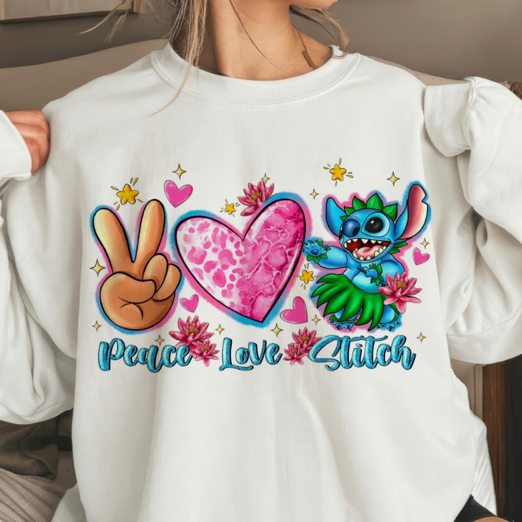 Peace Love Stitch