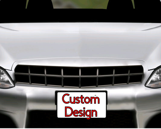 Custom license plate