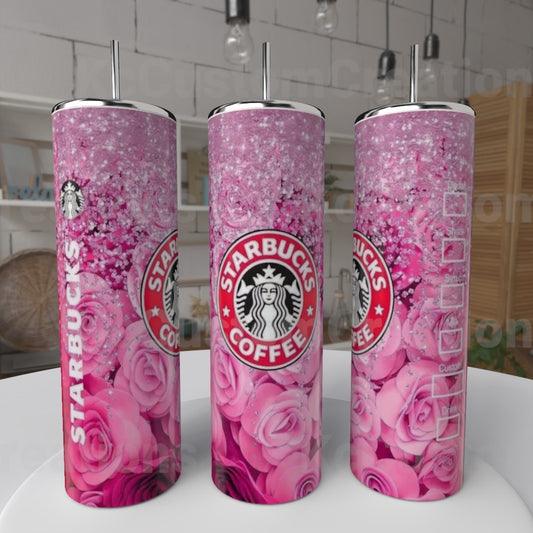Rose Starbucks tumbler