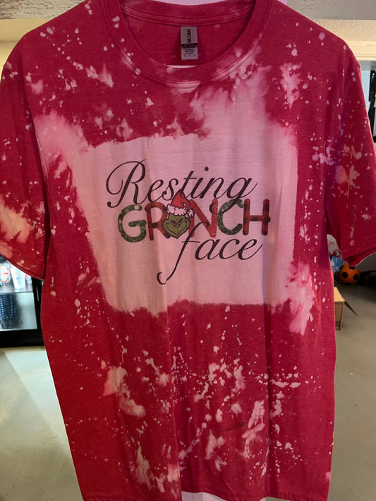 Large bleached resting grinch face