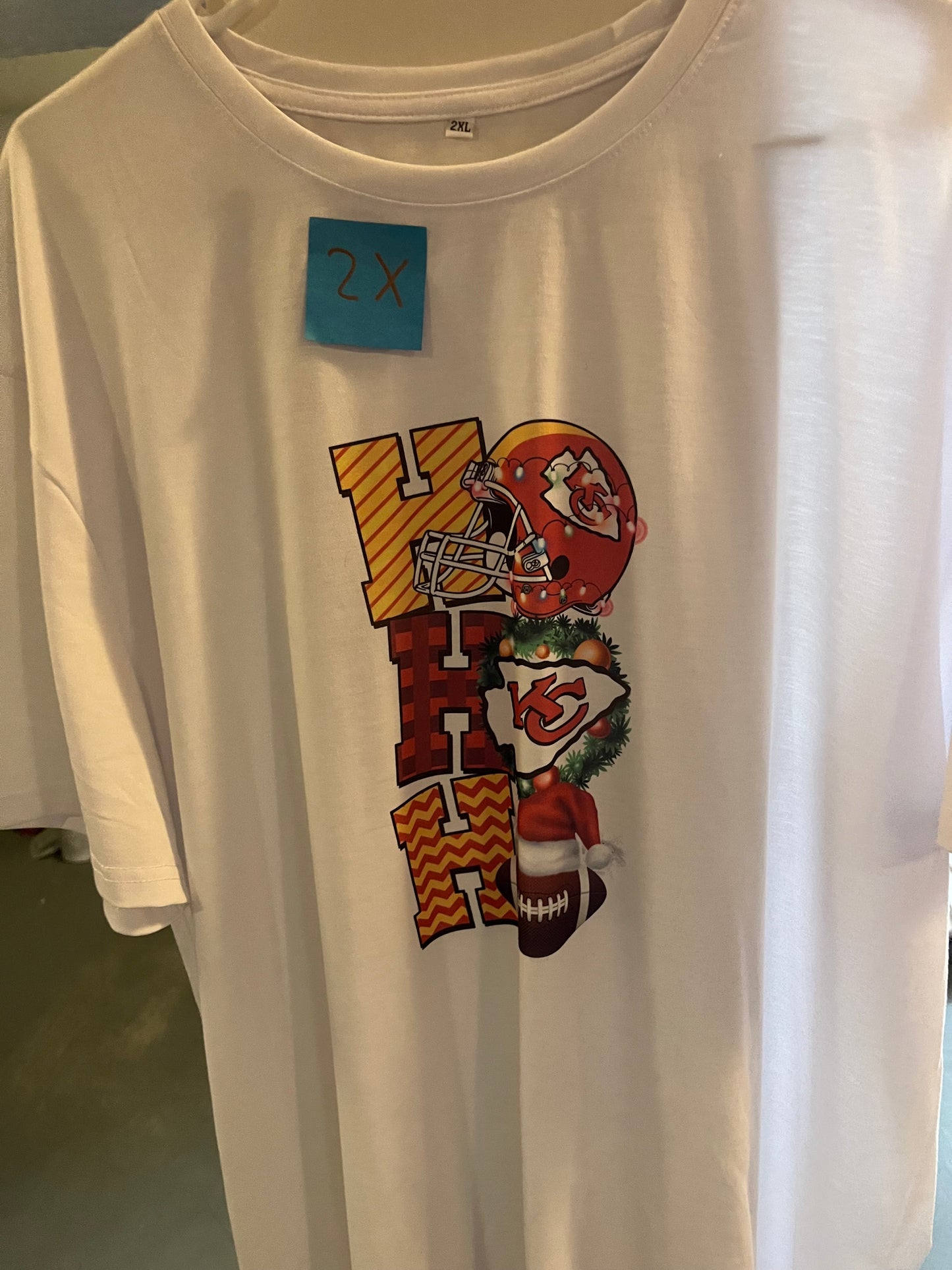 2x chiefs ho ho ho Tshirt
