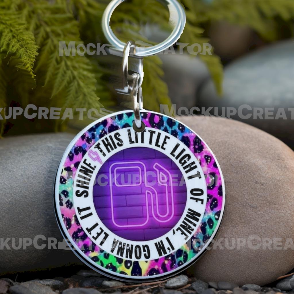 This little light of mine keychain