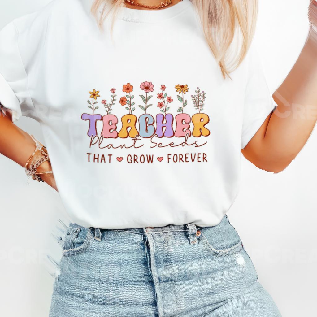 Teacher plant seeds