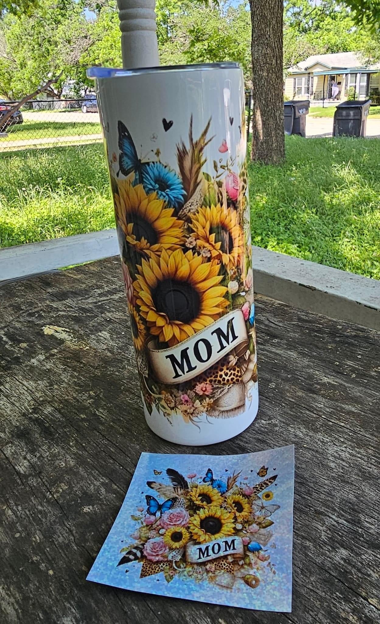 Sunflower Mom Tumbler