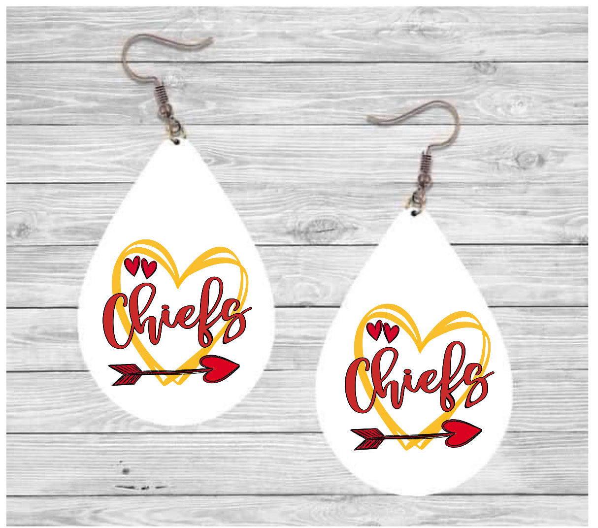 Chiefs earrings