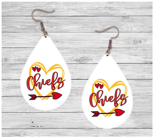 Chiefs earrings