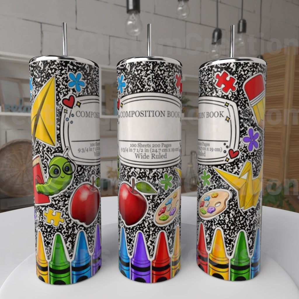 Teacher composition tumbler