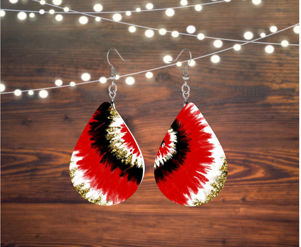 Tie dye Earrings