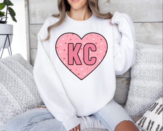 Pink KC heart