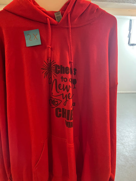 2x chiefs new Years hoodie